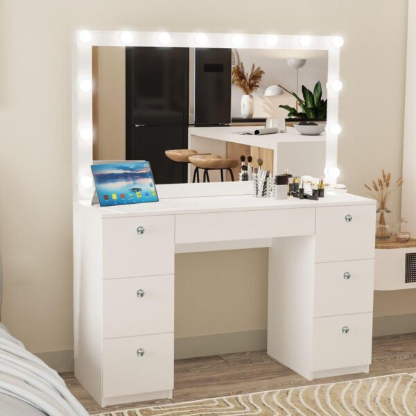 Marvelous Vanity dressing table with led light